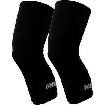 Cyklistické návleky FORCE RACE návleky na nohy, lepené, černé vel.XL