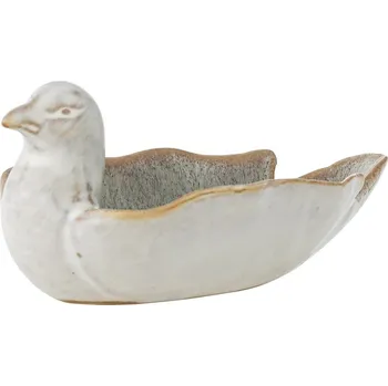 Bloomingville Miska ve tvaru hrdličky CHIRP 13,5cm bílá