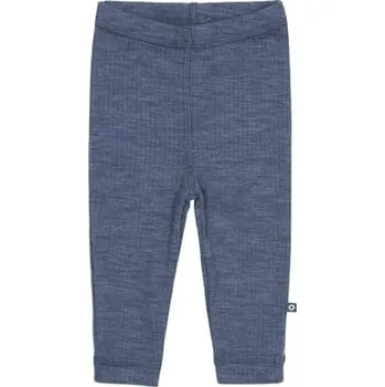 Merino legíny Smallstuff - modré denim melange Velikost: 92