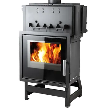 Krbová vložka Krbová vložka VESUVIO II/15/2S s výměníkem, černá/potisk skla