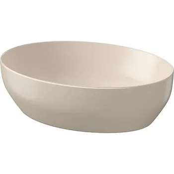 Umyvadlo CERSANIT 3D Umyvadlo Cersanit Farva 50 na desku oválné, béžová mat, K712-046 K712-046
