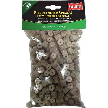 Sportovní střelba Plstěné válečky Ballistol Special .38, 300 ks