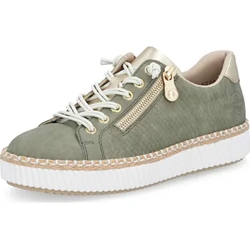 Dámská obuv Dámské tenisky RIEKER M2940-52 zelená S6 36