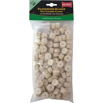 Příslušenství pro sportovní střelbu Plstěné válečky Ballistol Classic 20GA, 90 ks