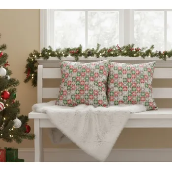 Polštář Návlek na Polštář, Vánoční vločka