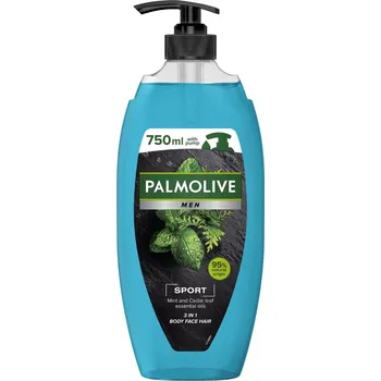 Sprchový gel Palmolive Men Sport sprchový gel pro muže 3v1 na tělo, obličej a vlasy - pumpa
