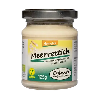 Omáčka Erhardt Křen 125 g bio BIO VEGAN DEMETER Množství: 1 ks