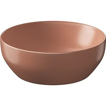 CERSANIT 3D Umyvadlo Cersanit Farva 40 na desku kruhové, cihlová mat, K712-036 K712-036