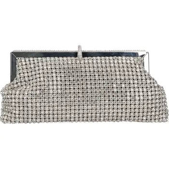 Kabelka Elegantní plesové psaníčko Italia Stella - stříbrná