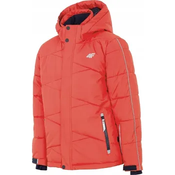 4F Dětská lyžařská bunda H4Z19-JKUMN002 Red 134