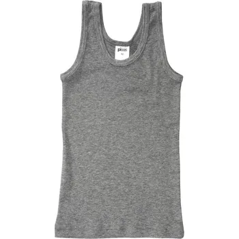 Pleas Dětské bavlněné tílko šedé melé 116 (081021-202-116)