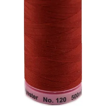 Nit Polyesterové nitě návin 500 m Aspo Amann, střední, 1348 rezavá