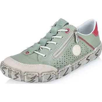 Dámská obuv Dámské tenisky RIEKER L0355-52 zelená S6 38