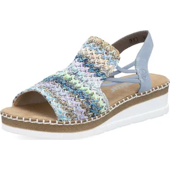 Dámské sandále Dámské sandály RIEKER V1241-91 modrá S6 42