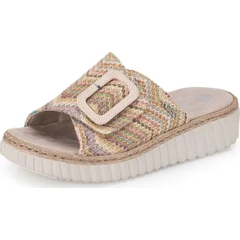 Dámské pantofle Dámské nazouváky RIEKER 69253-91 béžová S6 41