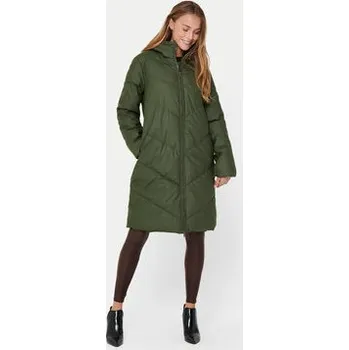 Oblečení a móda JDY Zimní bunda 15217556 Zelená Regular Fit L