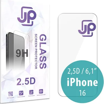 Tvrzené sklo (Tempered Glass) JP pro Apple iPhone 16 - 2,5D - čiré