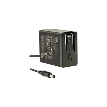 Spínaný síťový napájecí adaptér 12W, 12V/1A DC, souosý konektor 5,5/2,1mm, vnitřní plus, stabilizovaný (cs, Mean Well)