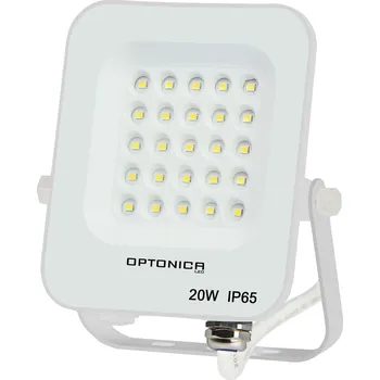 Optonica LED SMD reflektor 20W bílé Body IP65, Studená bílá