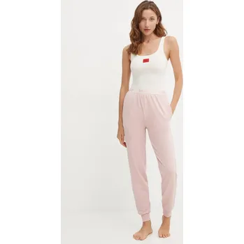 Dámské kalhoty Kalhoty HUGO SPORTY LOGO_PANTS 50520499 růžová 30X, vel. L