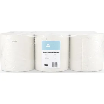 Papírový ručník Ručníky ARIOSO PROFICUT Natural, karton = 6 rolí x 285 m