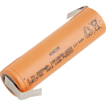 Článková baterie Nabíjecí průmyslová baterie 18650 Avacom 2000mAh 3,7V Li-Ion - s vývody do Z