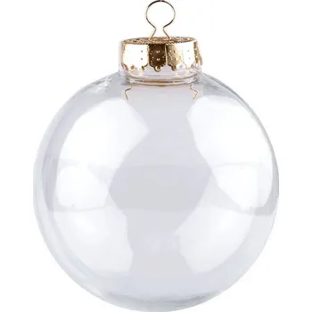 kreativní sada Stoklasa Baňka k dozdobení průměr 10 cm Zlatá