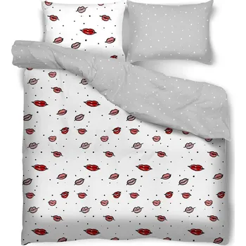 Povlečení Ložní prádlo z mikrovlákna MISS LUCY NOCHE MOUTHS 160 x 200 cm