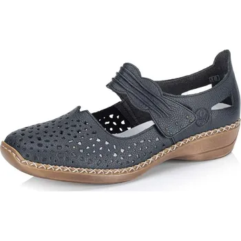 Dámské polobotky Dámské polobotky RIEKER 41399-14 modrá S6 41