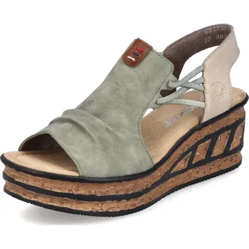 Dámské sandále Dámské sandály RIEKER 68175-52 zelená S6 40