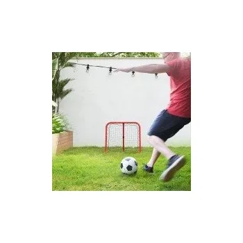 Fotbalová branka Odrážecí branka, 78 x 84 x 65-78 cm | červená