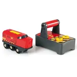 Vláček Brio World 33213 - červený