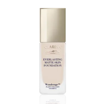 Make-up Claresa EVERLASTING MATTE SKIN FOUNDATION CARE ALL DAY matující a vyhlazující make-up porcelain, 32 ml