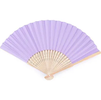 Karnevalový doplněk Vějíř papírový k domalování 21x36 cm