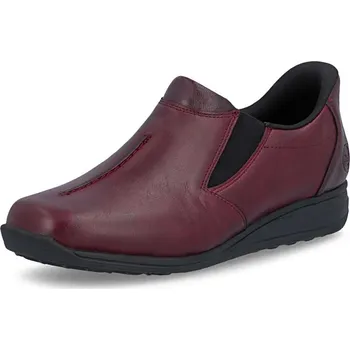 Dámské mokasíny Dámské mokasíny RIEKER 47253-35 červená S6 41