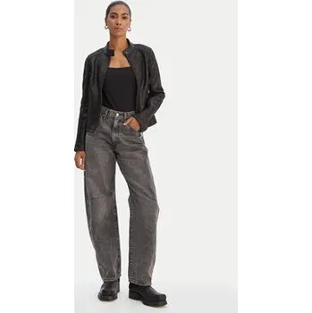 Desigual Bunda pro přechodné období 26SWEW10 Černá Regular Fit L