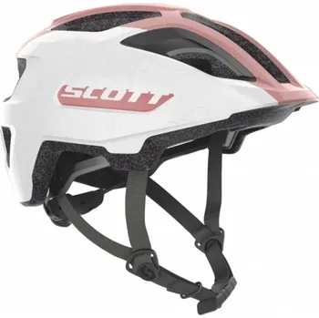 Cyklistická přilba Dětská helma SCOTT Helmet Spunto Junior Pearl White/Pink