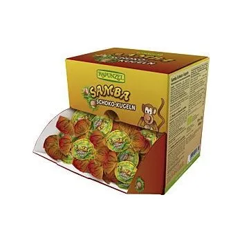 Čokoláda Rapunzel Samba čokoládové kuličky 600g bio BIO VEGETARIAN