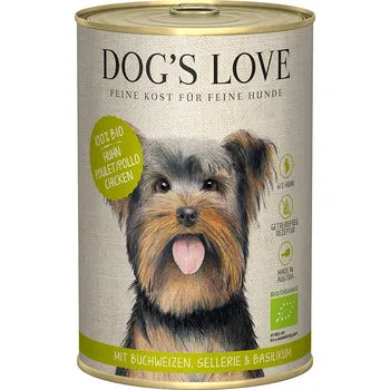 Krmivo pro psa 6x400g Dog´s Love Bio - bio kuřecí