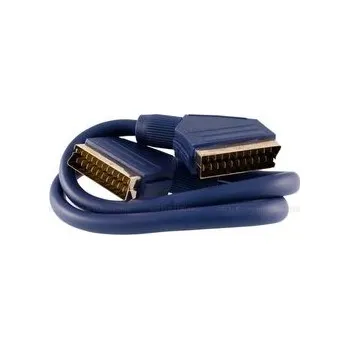 Video kabel Propojovací kabel Scart - Scart délka 0,7m průměr kabelu 10mm