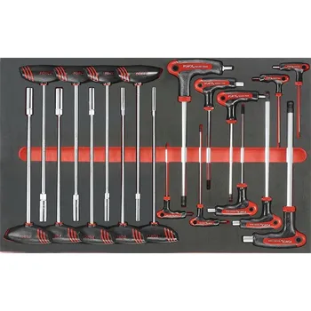 Klíč 19ks Modul-6hr T-klíče