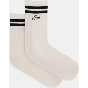 Pánské oblečení Ponožky Guess COLLEGE V5RZ04.Z3LH0 béžová 02X, vel. ONE SIZE