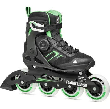Kolečkové brusle Kolečkové brusle Rollerblade Macroblade 90 Boa W, Black/Mint Velikost EUR: 36,5 - 37