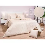 DADKA VRACOV Povlečení damašek Rokoko natur 240x220, 2x70x90 cm