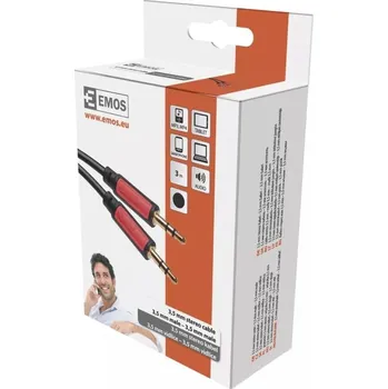 Audio kabel JACK kabel 3,5mm stereo, vidlice - 3,5mm vidlice 3m