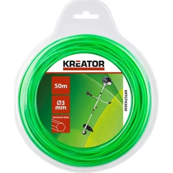 Zahradní technika Kreator KRTGTH3050 - Struna HEX 3 mm x 50 m
