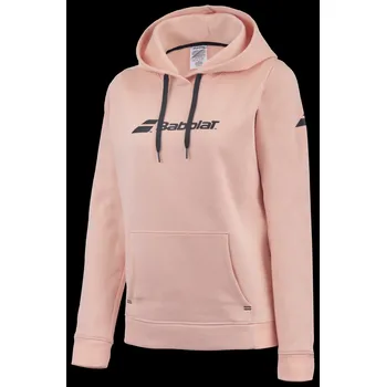 Chlapecká mikina Dívčí mikina Babolat EXERCISE HOOD SWEAT GIRLS 2024 Barva: Růžová, Velikost: 10-12 let