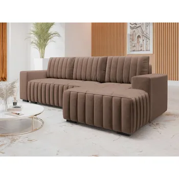 Sedací souprava Rohová rozkládací sedačka s úložným prostorem Pulah, Strana: pravá, Potah: Manila 05 MIRJAN 5903211037702