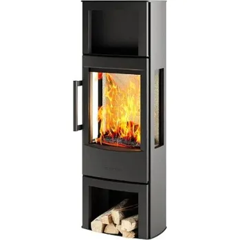 Krbová kamna Hwam Wiking Miro 5+ se zásobníkem šedá