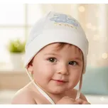 Kojenecká čepice s ledadlem Fido béžová